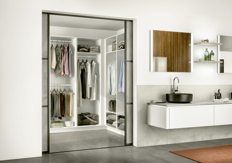 begehbarer Kleiderschrank