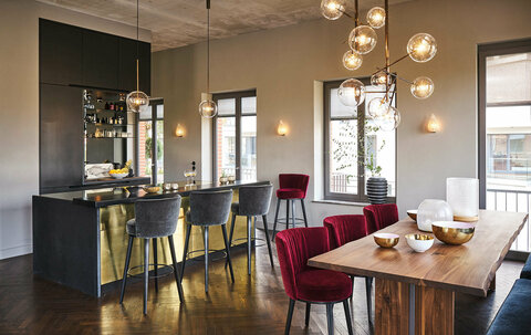 Moderne Barstühle und Sitzgruppen für die neue Küche