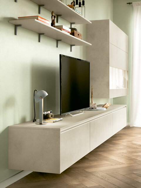 Sideboard mit Fernseher