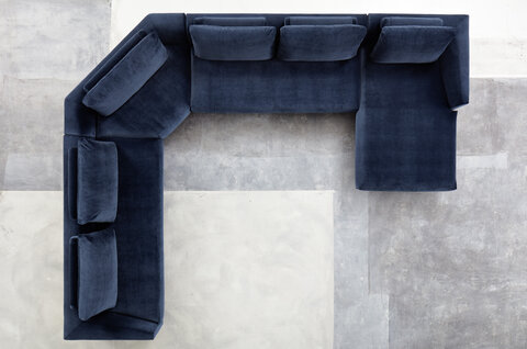 Eck-Couch "Long Island" von Bielefelder Werkstätten