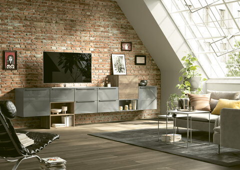 Wohnzimmer im Rustikalen Stil