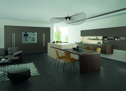 Abstrakte Küchenlampe